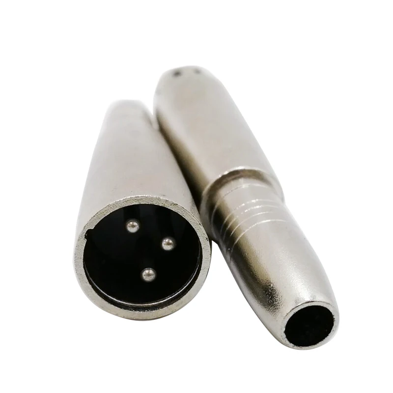 XLR 3-контактный Штекерный разъем 1/4 &quot6 35/6 5 мм гнездо Аудио Адаптер миксер