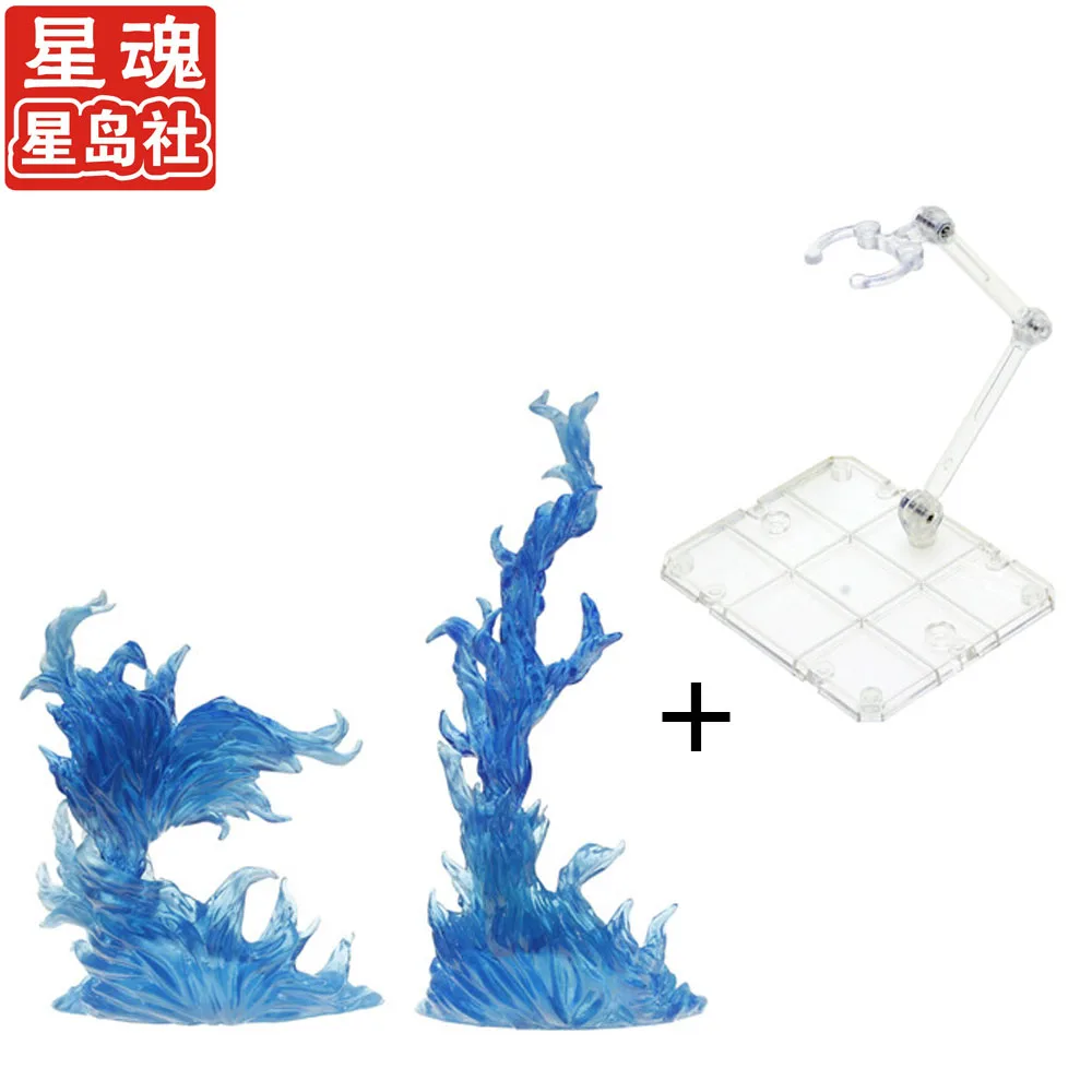 Экшн фигурка тамаши с эффектом горящего пламени и подставкой экшн камена фигурки