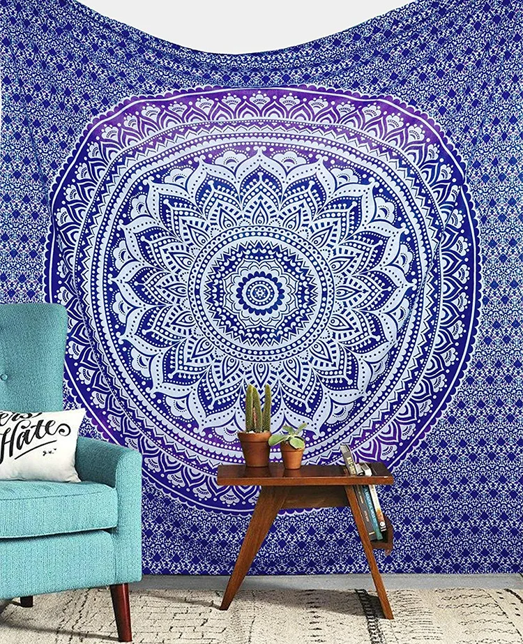 

Tapestry Mandala Series Printed Household Tapestry Wall Mounted Beach Towel Beach Sitting Blanket