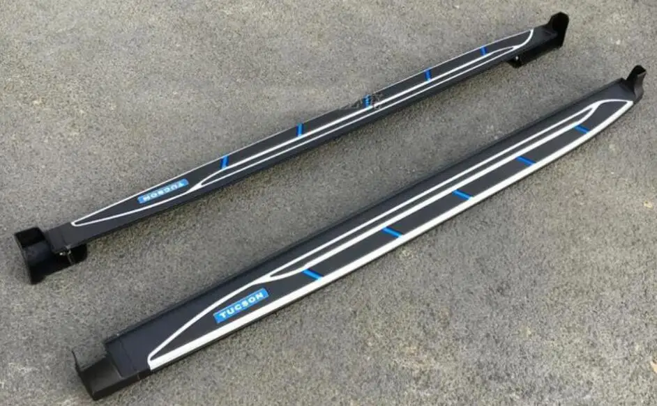 High quality Car Aluminum alloy Running Boards Side Step Bar Pedals Fits For Hyundai Tucson 2015.2016.2017 | Автомобили и