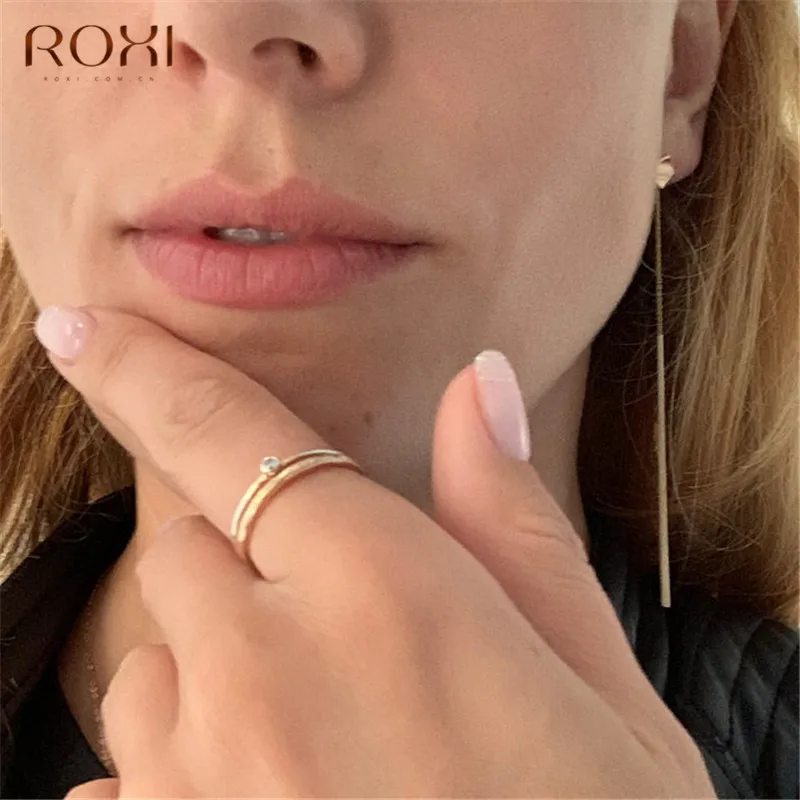 Женское кольцо из серебра 925 пробы с фианитом | Украшения и аксессуары