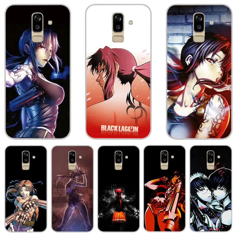 Ботинки в стиле аниме Черная Лагуна матовый Силиконовый чехол для Samsung Galaxy J3 J5 J7 A3