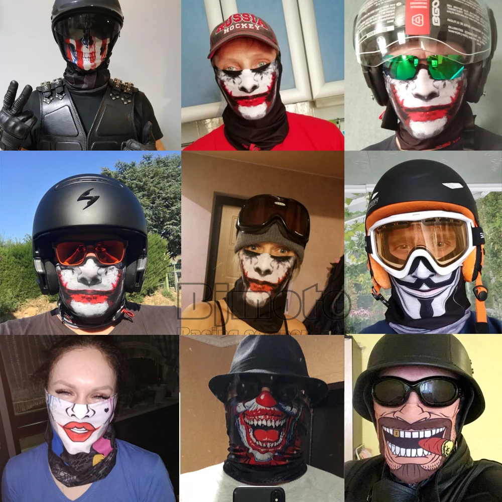 BJMOTO для женщин и мужчин, мотоциклетная маска для лица, Солнцезащитная маска, Балаклава для спорта на открытом воздухе, маска для лица с защитой от ультрафиолета, Балаклава