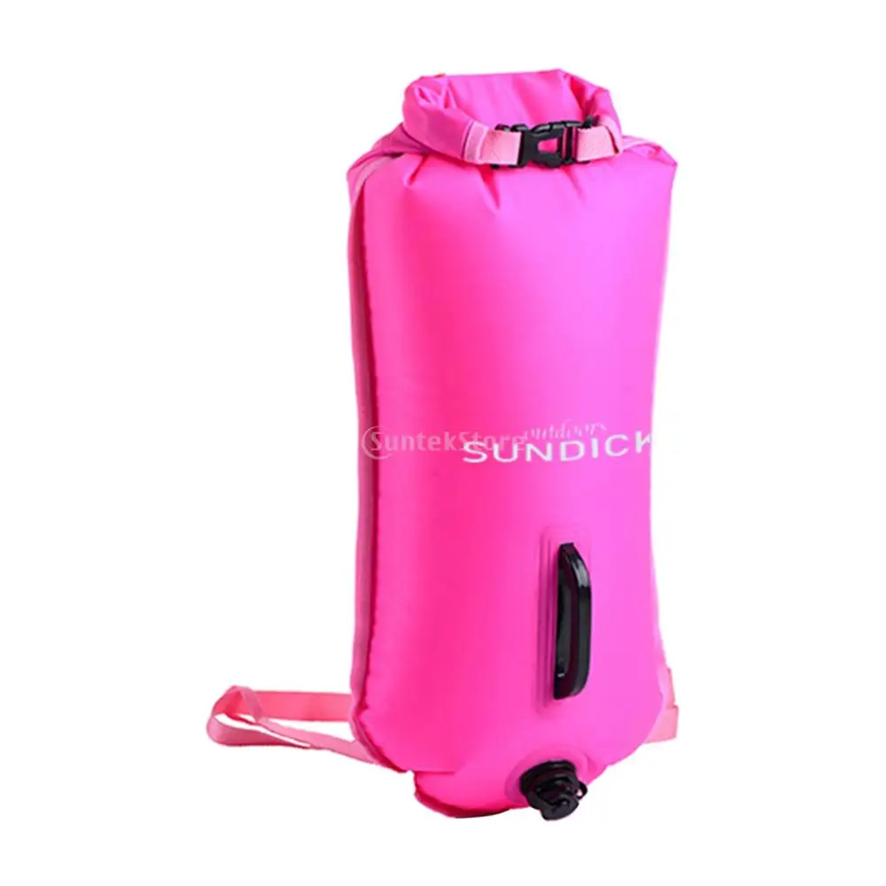Надувная плавающая сумка спасательный буй водонепроницаемая сухая из ПВХ рюкзак