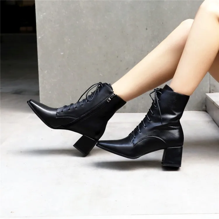 Tanariya New Arrival Shoes woman Boots women Autumn/winter 2020 boots with thick heels | Обувь