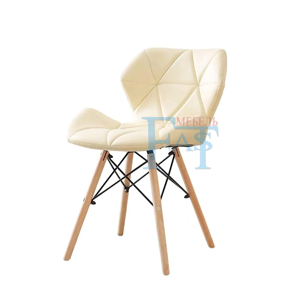 2 шт. домашний стул для столовой из бука с художественным дизайном сиденье