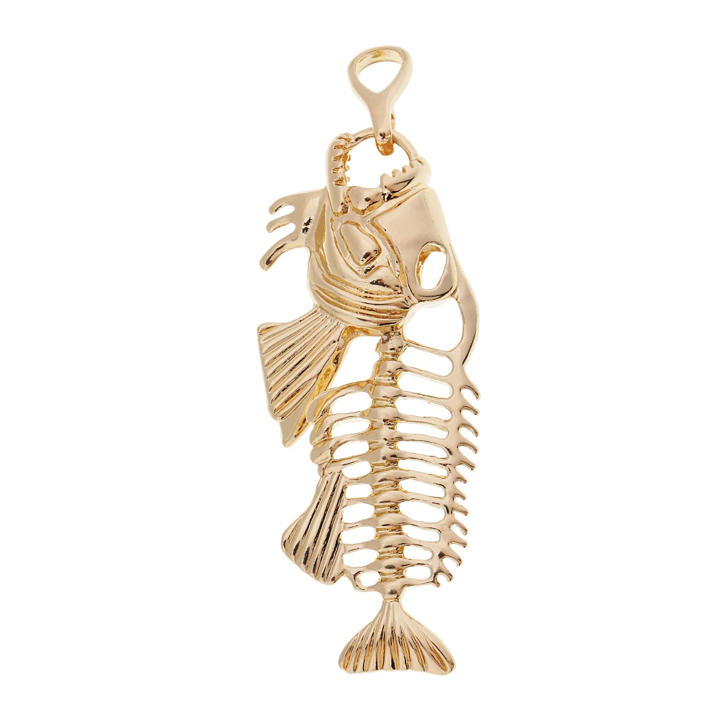 Подвеска из нержавеющей стали в форме рыбного скелета подвеска сделай сам