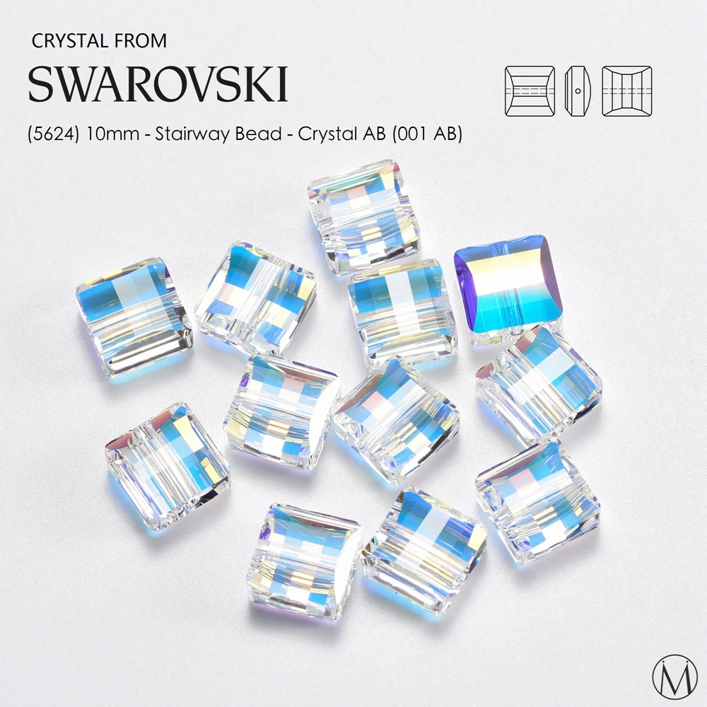 1 шт 5624-10 мм лестничные бусины кристаллы от Swarovski ручной работы ювелирные