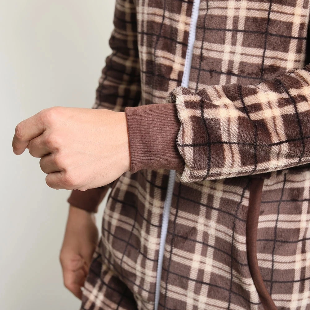 Tmall, качественная клетчатая Пижама, Hombre Invierno, с капюшоном, с длинным рукавом, Рождественская зимняя Пижама, Homme Hiver, пижама, Onesie, комбинезон для Adu