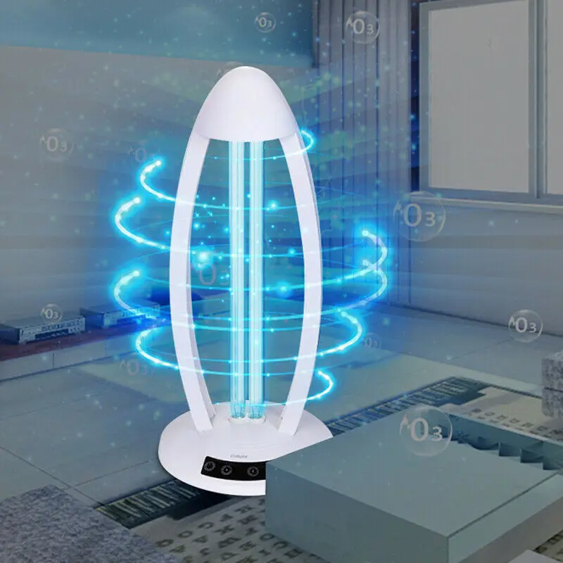 

Purify Space UV Light Quartz Remote Control Home Car Living Room Bedroom Ultraviolet Lamp Removes Odors Dust Particles E2S