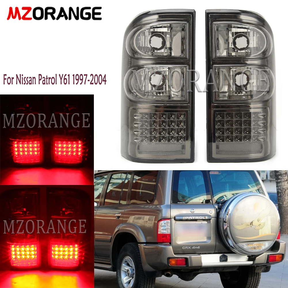 

Rear Tail Lights For Nissan Patrol Y61 1997 1998 1999 2000 2001 2002 2003 2004 Series Led Tail Stop Signal Lamp Rear Fog light