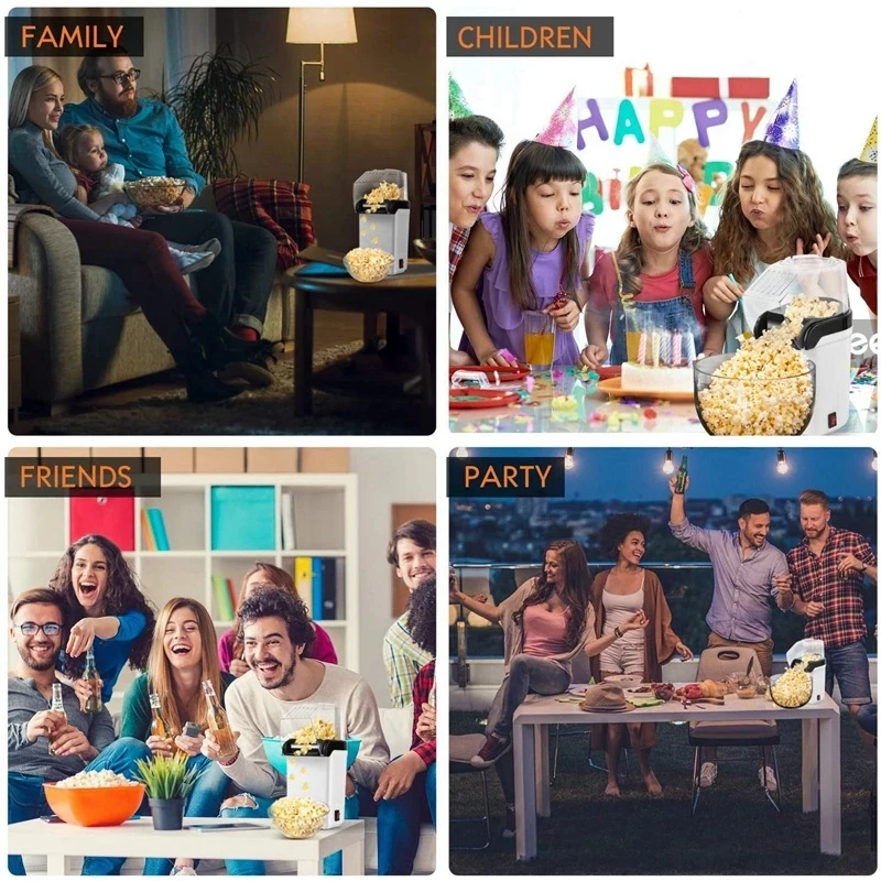 ezsozo mini popcorn makers household automatic popcorn machine household appliances kitchen appliances children gifts 110v 220v free global shipping