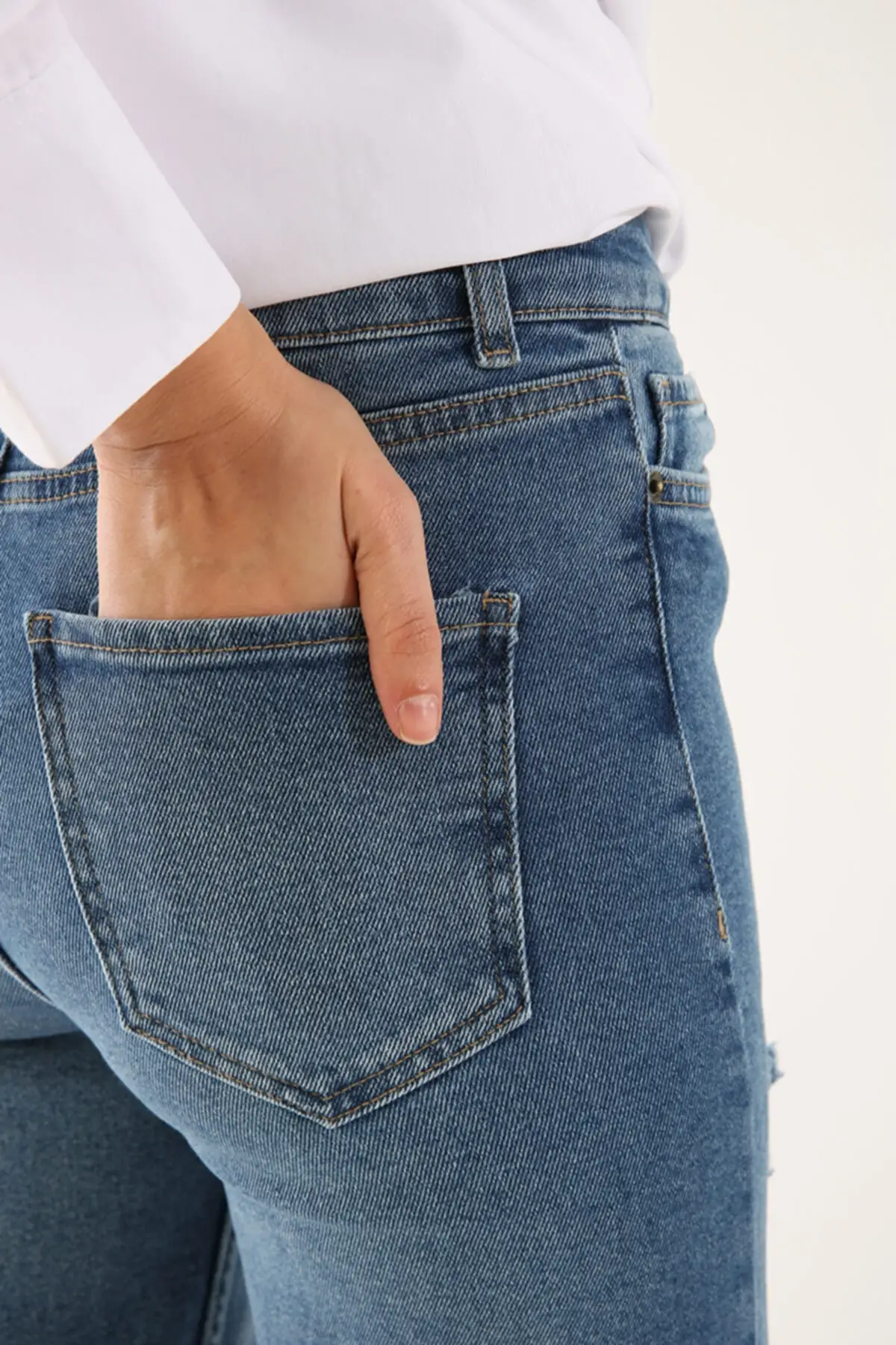 

Plenty Mavi01 Leg Jeans Women's Islamic Clothing Pants