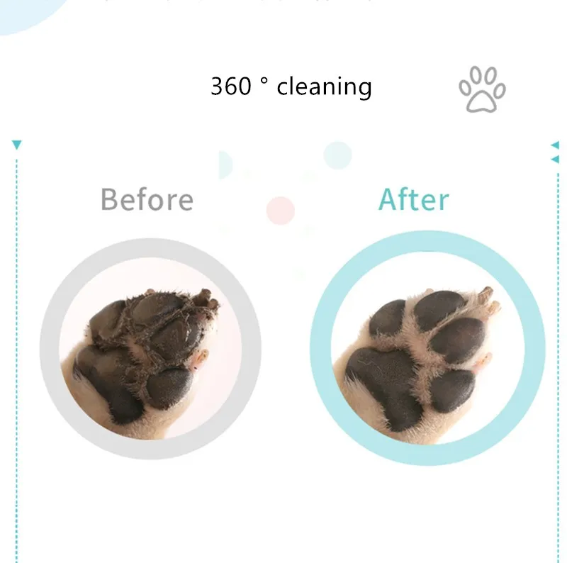 

Dog Paw Cleaner Cup for Small Large Dogs Pet Feet Washer Portable Pet Cat Dirty Soft Paw Brush Cleaning Cup Pet Foot Wash Tool