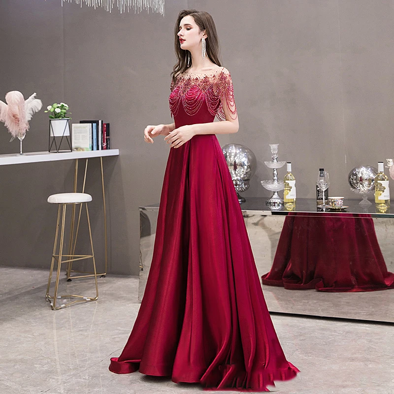 

YILIBER New simple wedding dress backless sleeveless design chiffon lace bride dresses princess dress plus size tailor-made