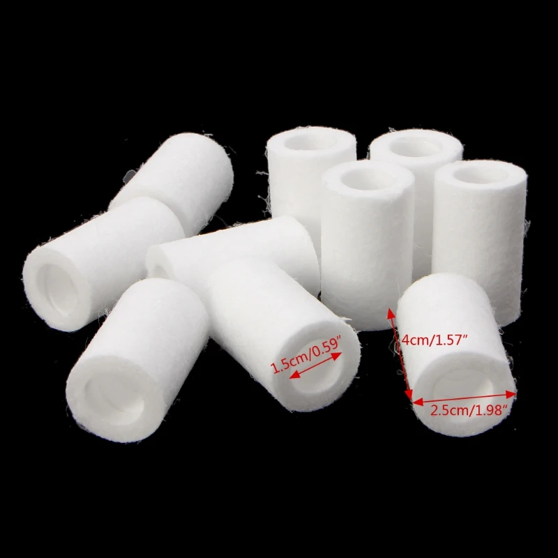 

R9UF 10PCS Water Purifier Remove Rust Quality Test Replacement Water Filter Cotton