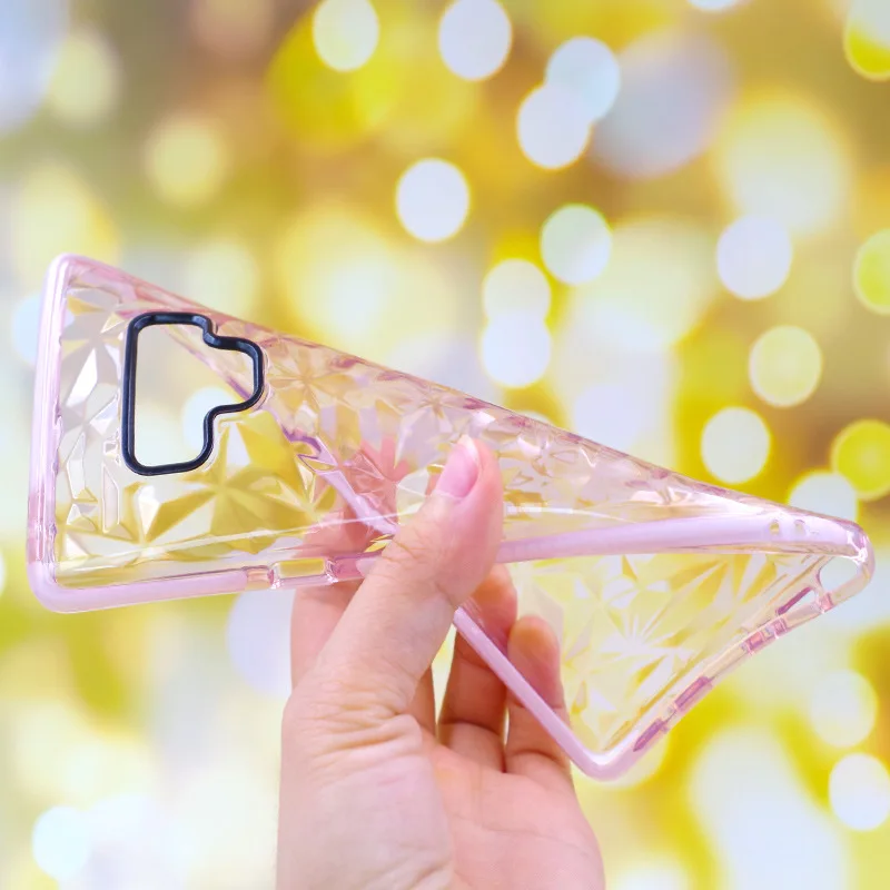Модные текстурные чехлы с алмазным рисунком для Samsung S10 S10e Plus A51 A71 Note10 Pro