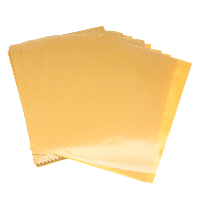 100 листов/партия прозрачные ПВХ-наклейки для лазерного принтера | Канцтовары