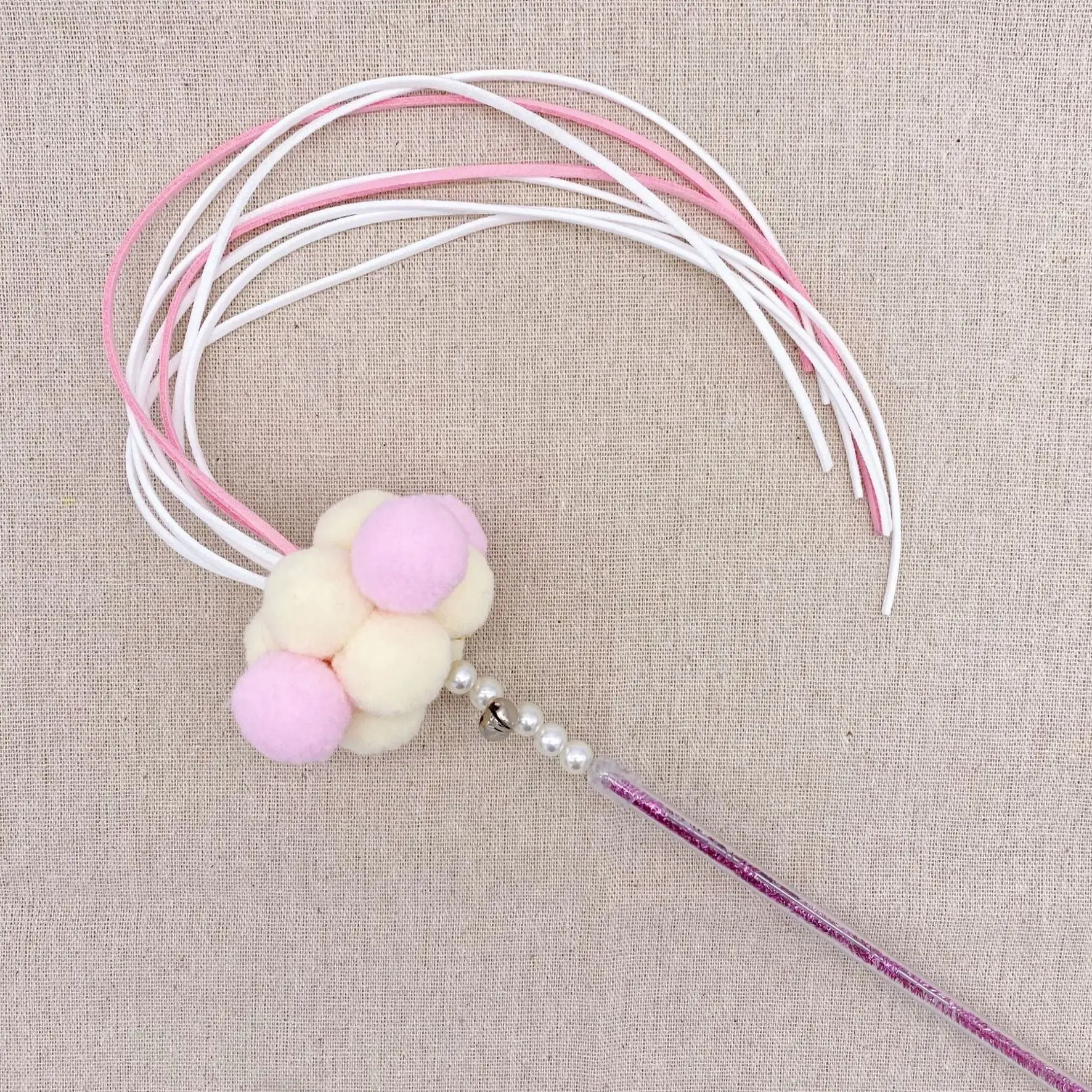 

3pcs Funny Cat Teaser Interactive Toy Rod with BELL Interactive Entertainment Stick for Kitten Cat