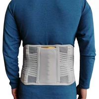 new design medical support orthopedic posture corrector brace lower back lumbar support corset double pull neoprene fitness belt