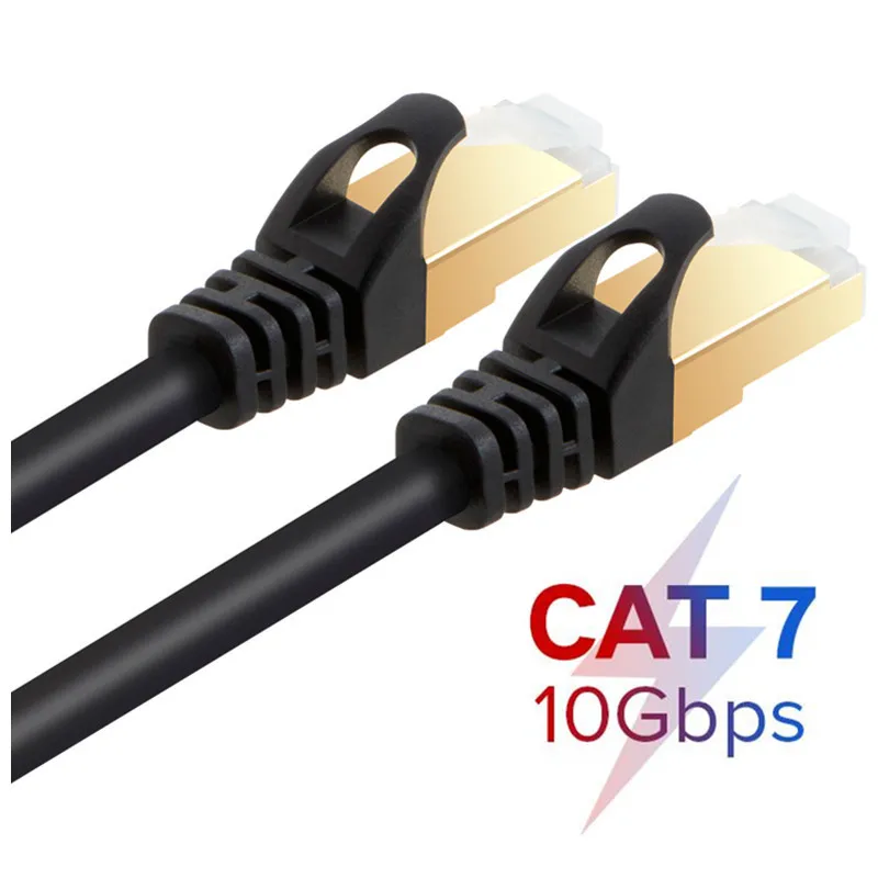 Cat7 SSTP кабель Ethernet соединительный для компьютера RJ45 XBox кабели LAN 0 5 м/1 м/2 м/3 м/5 м/10