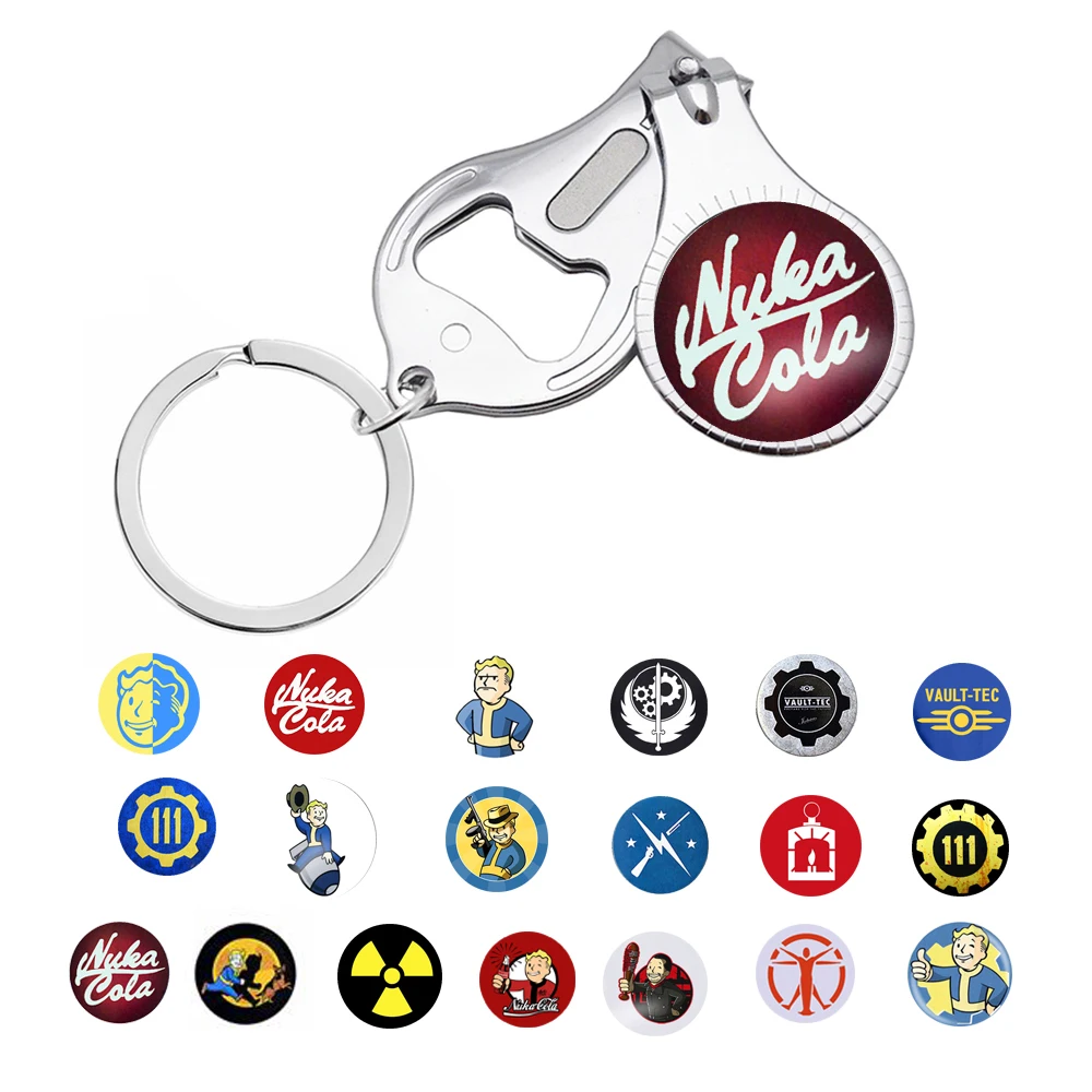 2019 новый стиль Пип бой Fallout 4 многофункциональный брелок для ключей клипер ногтей