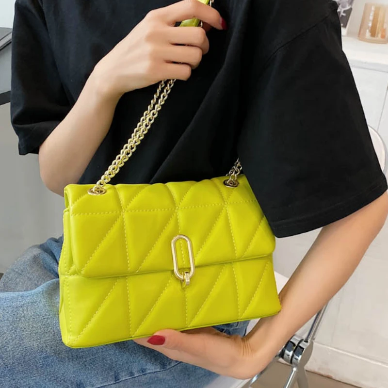 

Green 2022 Winter Fashion Small Crossbody Bags Women Leather Shoulder Bag Female Luxury Handbags Women Bags Designer Sac A Main