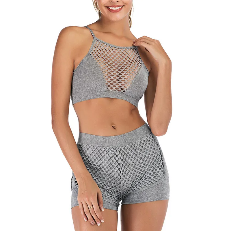 Комплект с бюстгальтером и трусиками Модный женский спортивный костюм жилетом