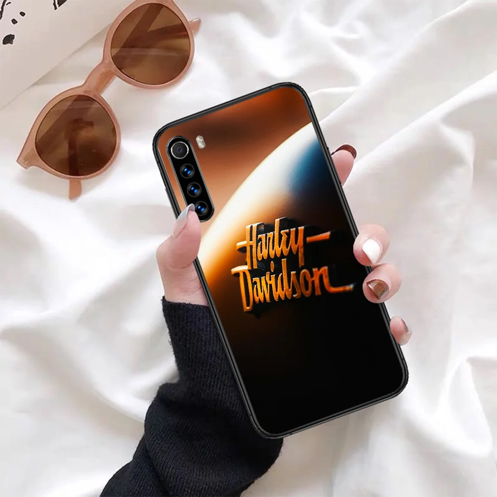 

Retro Harley Cool Motorcycle Phone Case For Xiaomi Redmi Note 7 8 8T 9 9S 4X 7 7A 9A K30 Pro Ultra black Coque Tpu Bumper Pretty