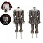 Костюм для косплея из фильма Люминесцентная Маска Клоун Костюмы на Хэллоуин для взрослых детей с маской