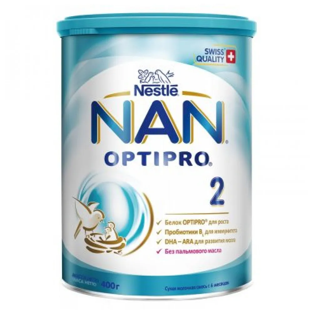 Молочная смесь NAN 2 Optipro с 6 мес 400 гр