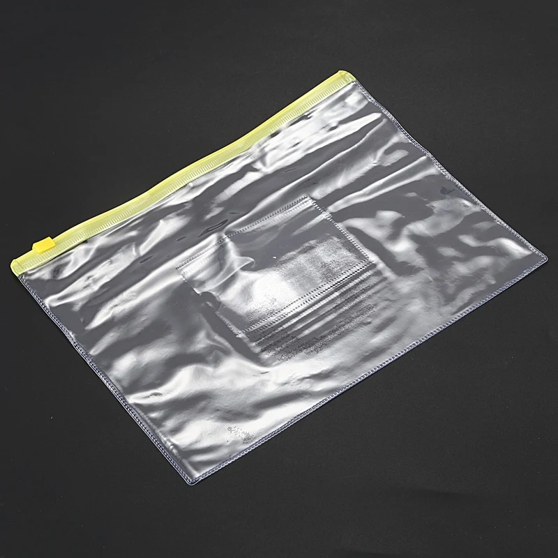 Размер A5 слайдер для карт с застежкой-молнией папки из ПВХ конверты 20 шт.