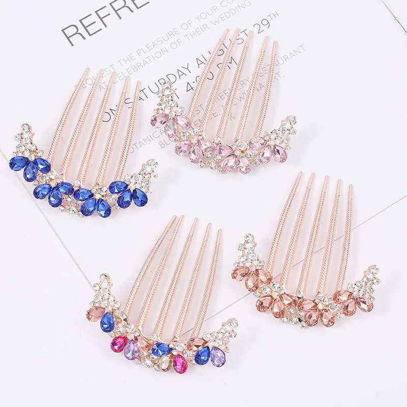 

Новинка 2020, бутик, многоцветный стиль, античная Женская вставка, расческа, пластина, зажим для волос, модная дикая шпилька для волос, «сделай сам», инструмент, аксессуары A29