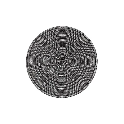 

Japanese-style Hand-made Ramie Placemat Thread Round Thickened Table Mat Insulation Mat Coaster Bowl Mat for Kitchen Table