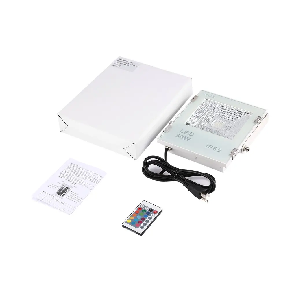 ICOCO открытый RGB Светодиодный прожектор дистанционное управление 16 цветов 4 режима