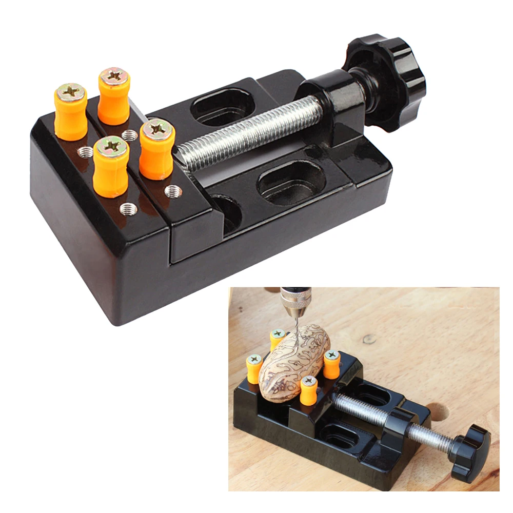

Регулируемый Настольный мини-зажим для дрели, настольные тиски 57 мм для деревообработки, многофункциональные инструменты, аксессуары