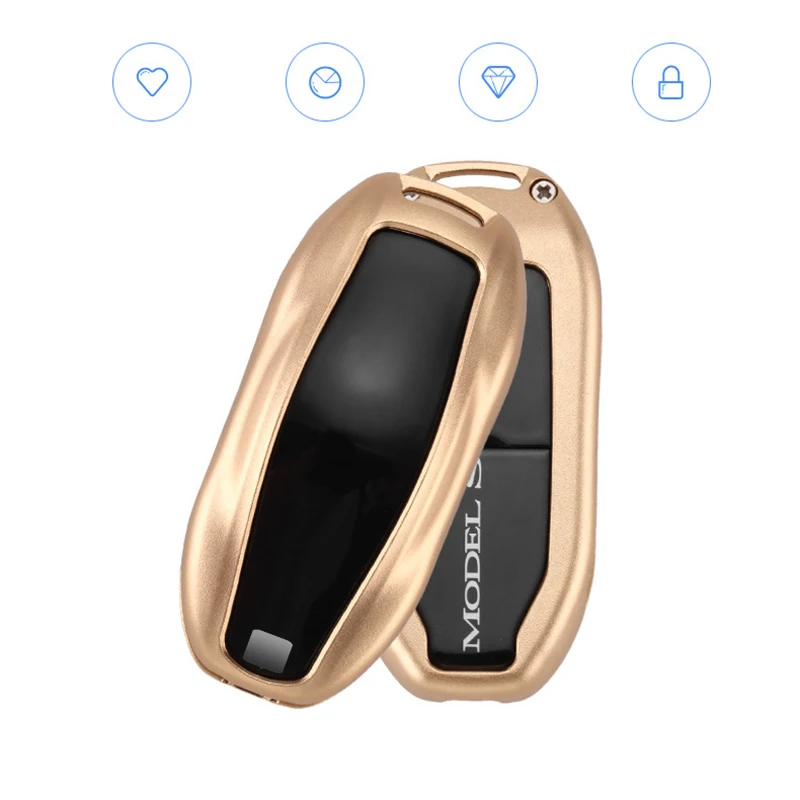Чехол для ключей Tesla Model 3 S X Y металлический защитный чехол автомобильного брелка