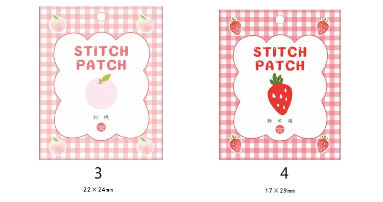 Mr. paper 9 видов конструкций Kawaii фрукты клубники арбуз ананас персик стежка патч Стикеры DIY Одежда мешок деко Ткань стикер s