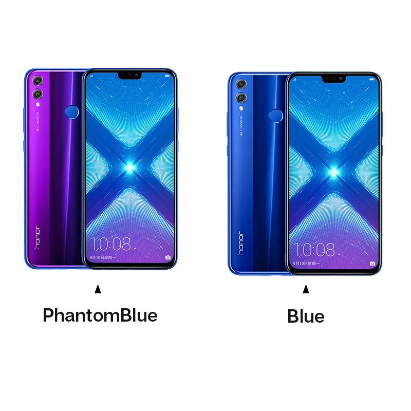 Смартфон Google Play Honor 8X8 X с глобальной ПЗУ 4 грамма 64 ГБ/128 ГБ Восьмиядерный процессор