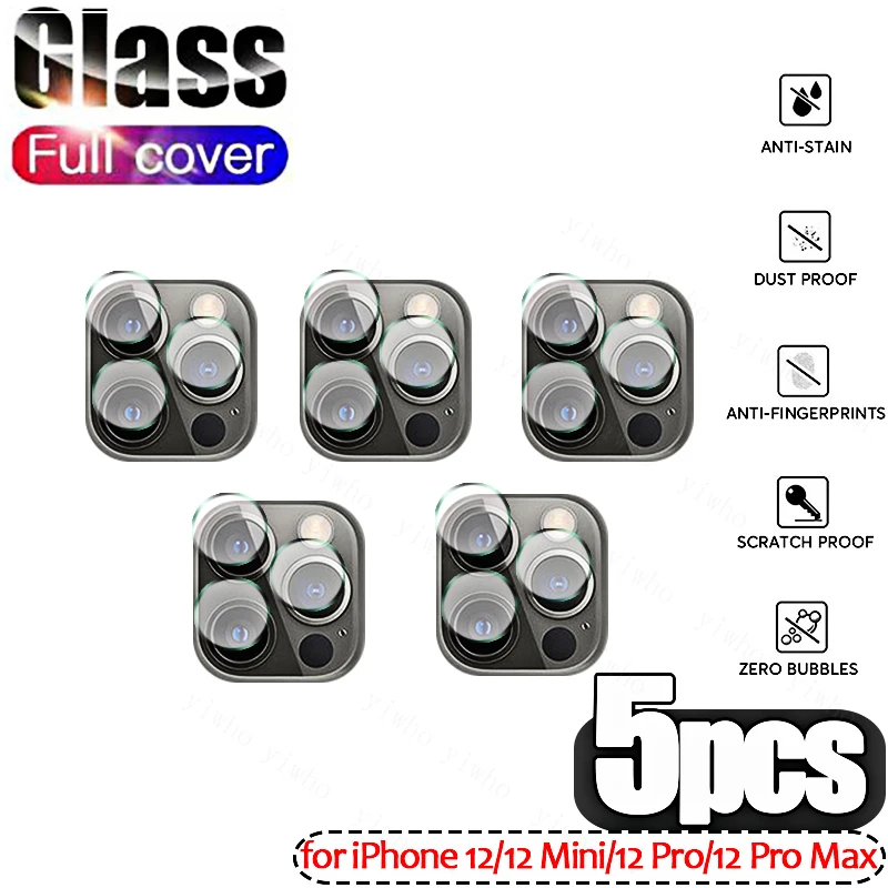

Lens Protector for iPhone 12 Pro Max Screen Protector 13 12 Mini 11 Pro Xs Max Tempered Glass Camera Protective Film SE 7 8 Plus