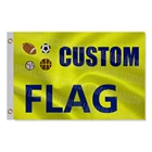 Индивидуальный флаг 2x3 фута 3x5 футов 2x8 футов флаг компании рекламный логотип спорт открытый клуб цифровая печать баннер и флаг