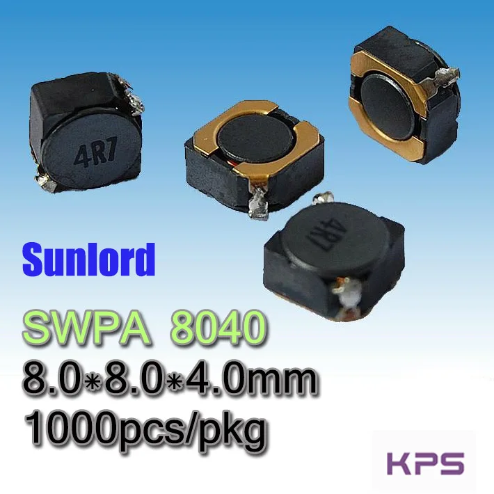 

SWPA 8040 ② индуктор питания SMD провода телефоны 3C 5G AI EMI Tele TV Video Audio компьютерная навигация VR AR светодиодный