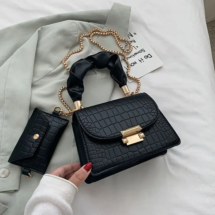 

Summer Women's Bag 2021 New Fashion Texture Personalized Chain One Shoulder Messenger Bag And Fashionable Small Square Bag Girl