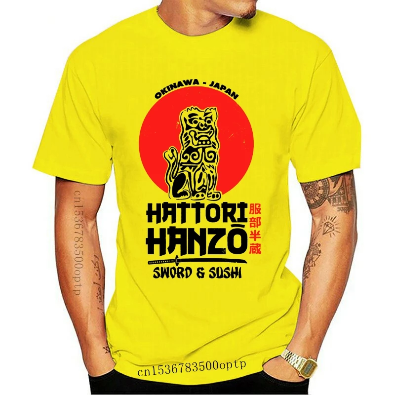 

Новинка футболка хатдори Ханзо меч суши Убить Билла Тарантино Юма Турман Ретро винтажный рукав футболка мужские футболки