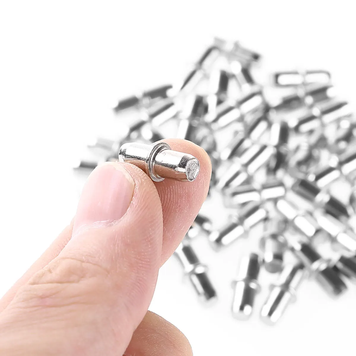 50 шт. металлические шпильки и резиновые рукава для домашней полки опорные