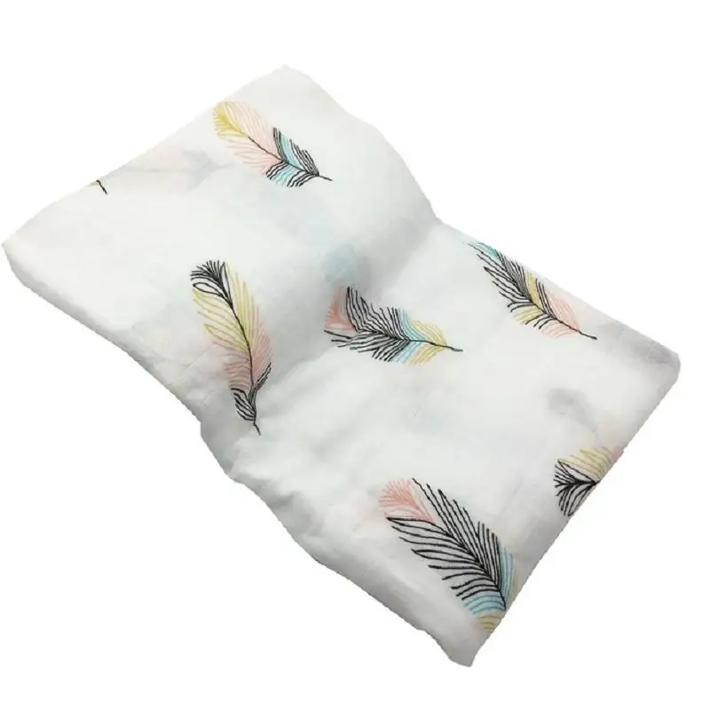 Ультрамягкое муслиновое одеяло 70% бамбук 30% хлопок Пеленальное Одеяло премиум