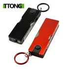 Миниатюрный модный брелок со швейцарским ножом и светодиодной подсветкой, кусачки для ногтей, ушные ножницы, карманные многофункциональные ручные инструменты