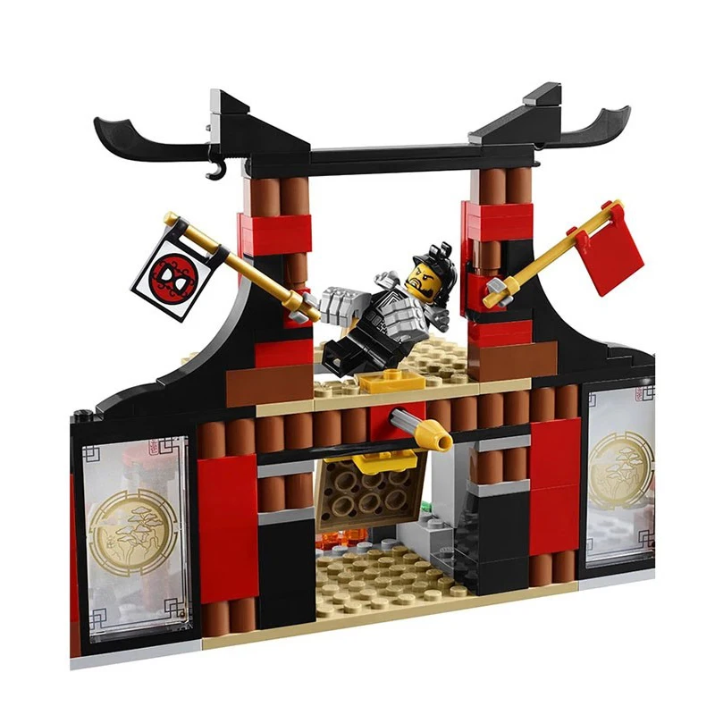 Ninjago 10319 Duel Ninjutsu набор моделей для вождения совместимые с Ninjagoes развивающие