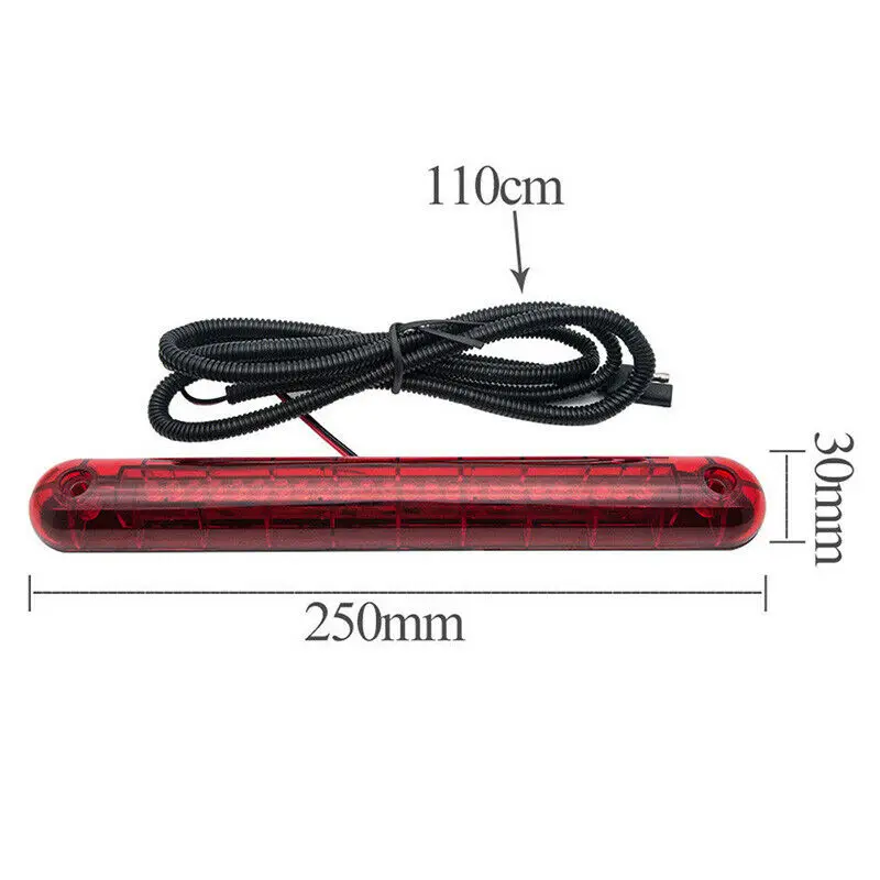 Krator Автомобильный задний ветровой экран с высоким креплением третий стоп-сигнал