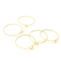 100pcs circle earwire hoops silver plated earrings jewelry findings wires hoops earrings diy jewelry making supplies accessories